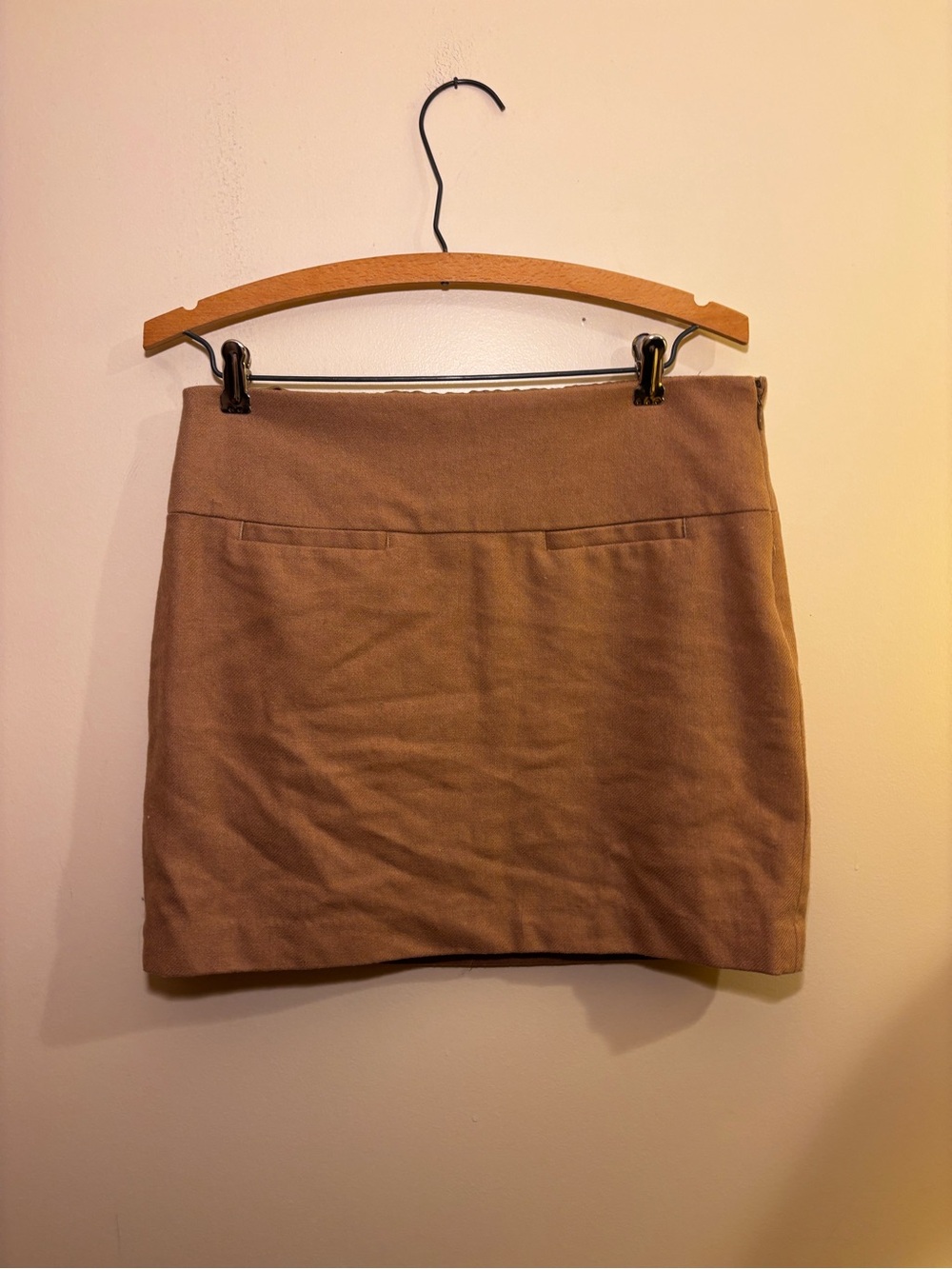 Classic Tan Mini Skirt - Women